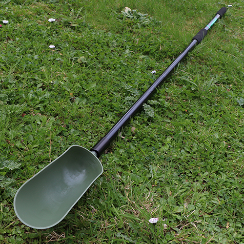 8" 10" MDI Carp 19” Black Carp Baiting Spoon with Baiting Spoon Handle 