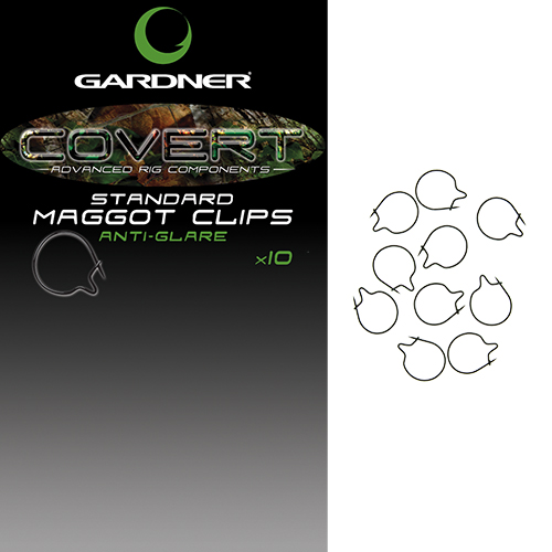 thumbnail image 2 of Bank Tackle Maggot Clips Medium 14mm - Black Anti-Glare (10-1000 Pack) Coarse Fishing Terminal 2 of 3