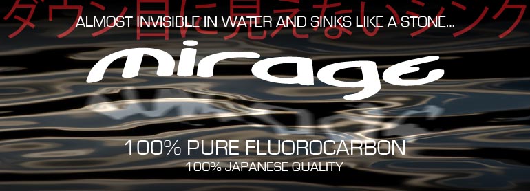 Mirage 100% Japanese Quality Fluorocarbon Fishing Line