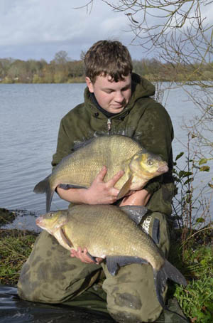 A brace of big bream, I just had to have a photo