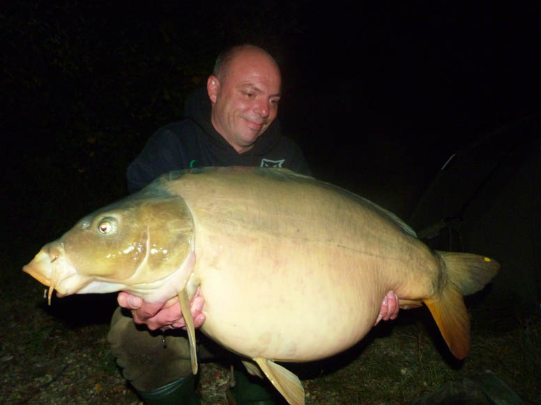 Jan was the first to score with this 41lb 8oz mirror