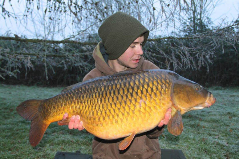 My second PB, this time a common weighing 34lb 8oz!