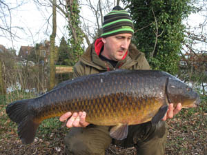 A dark 25lb common on the new tweaked rig