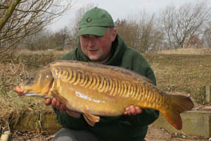 First blood was this cracking looking 21lb 2oz linear