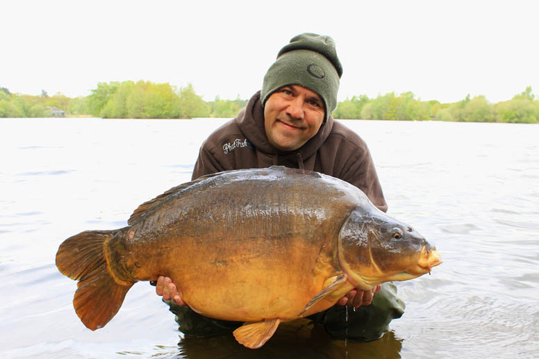 This chunky, wide framed fish weighing 44lb 10oz made it a lovely welcome back!