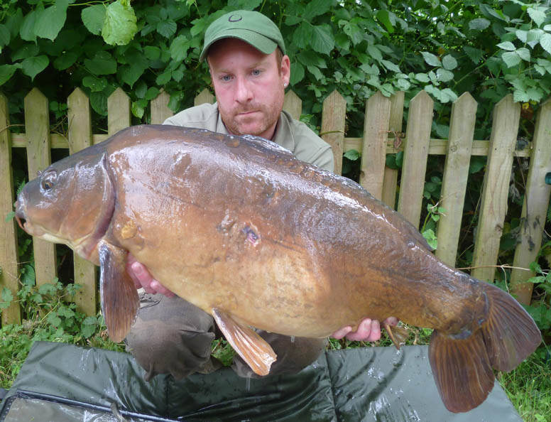 By no stretch my biggest carp but its history and pedigree made it all the more special.