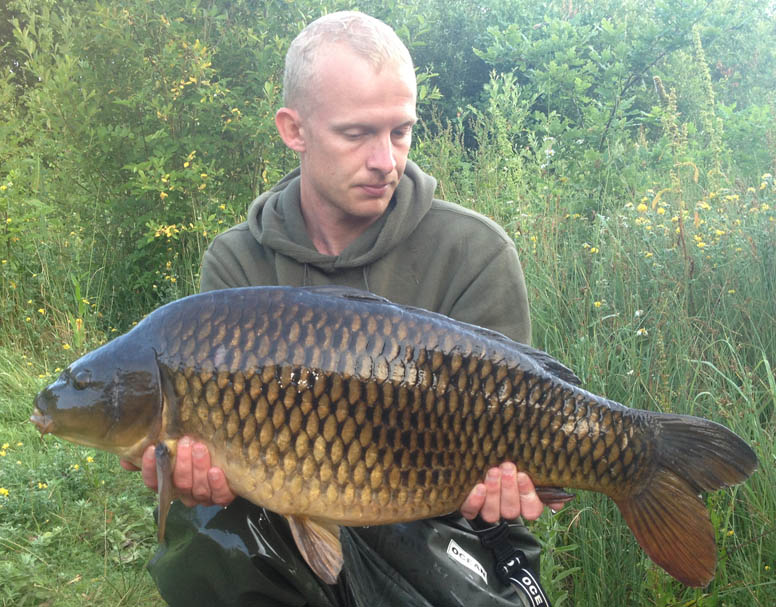 I was massively surprised to see a 20lb common in the net, but all the same any fish from this lake is a huge achievement!