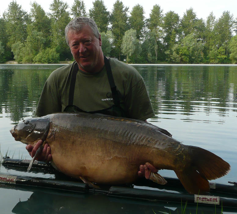 John with a super long mirror weighing 58lb 14oz!