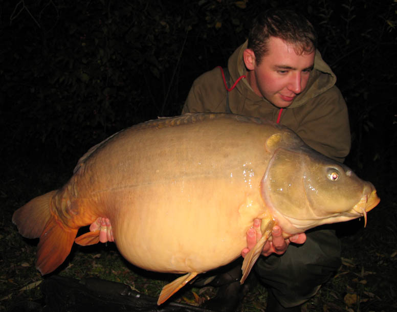 Fifteen minutes later I slipped my net under my new personal best weighing 48lb 8oz and what a fish it was!