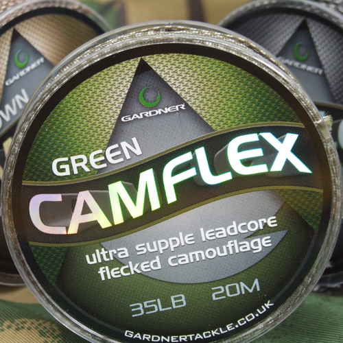 Gardner Camflex Leadcore 20m tutte le varietà Carp Fishing Tackle 