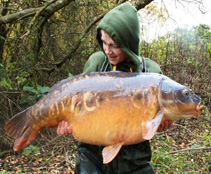 With the scales zeroed and the sling ready, we settled on a weight of 40lb 2oz!