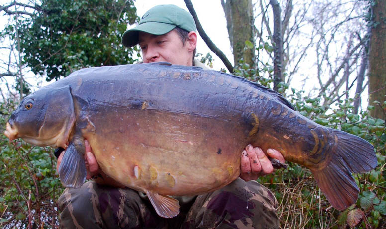 It was a really good mirror, and when we lifted up the sling she settled at 35lb 6oz.