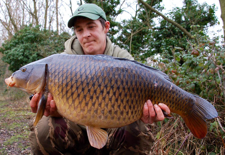 My first bite of 2014 resulted in a lovely 26lb common.