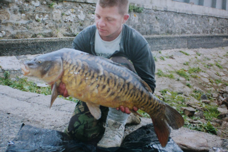 Caught right off the overflow by the College dam, little did I know at the time how important this carp was to become!