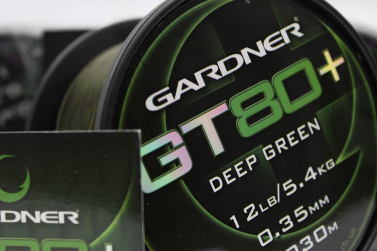 GT80+ - This our very best copolymer line. It exceeds the performance of the other two in terms of feel, casting and knot strength, and virtually matches Hydro Tuff for abrasion and sinks like a stone!