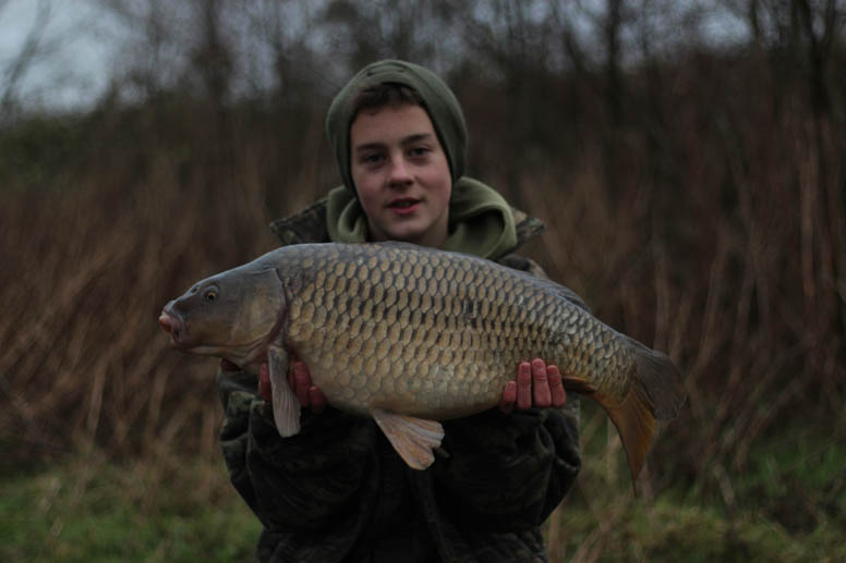 Within the hour I had a steady take, which resulted in a lovely 14lb 2oz common.