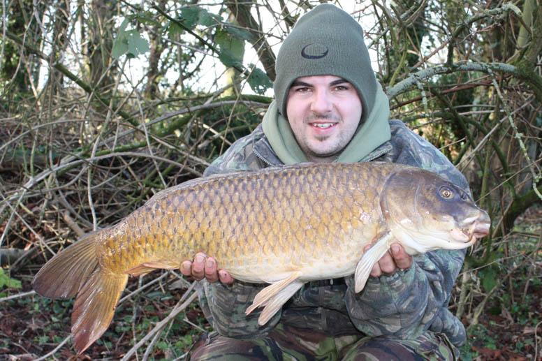 The fish was weighed in at 17lbs 8oz, a clean and lovely looking ghost common.
