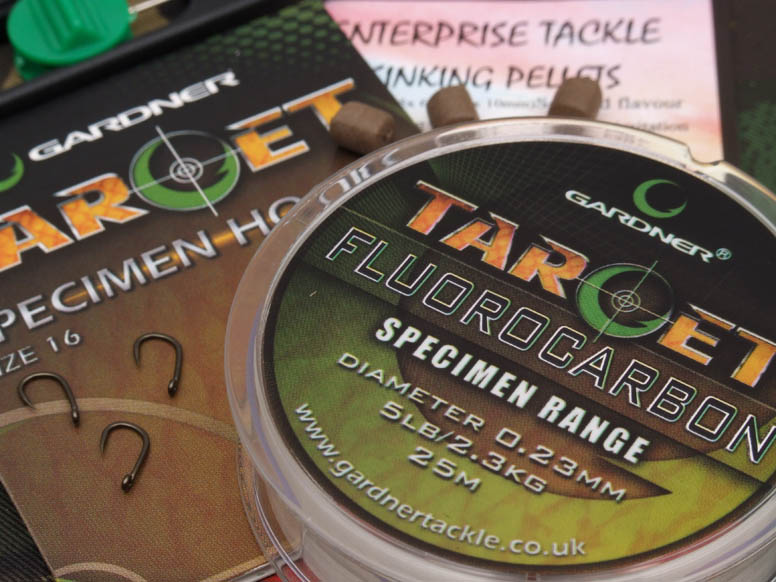 Essential crucian and tench end tackle components.