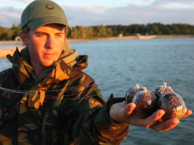 We were using our favoured approach of fishing with solid pva bags over the bait and on the roving rods.