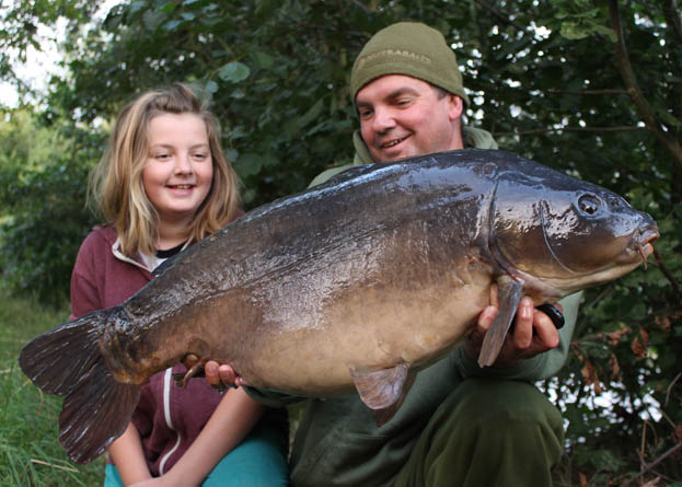 At 30lb 9oz, we were both buzzing, Lucy even more than me...