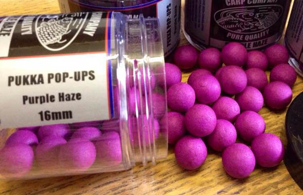 Hook bait was a 16mm Purple Haze pop-up from Carp Company.