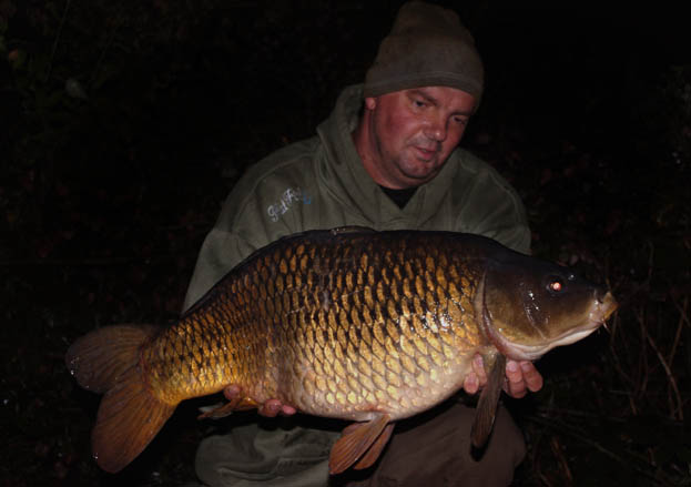 After a spirited fight a 20lb common came to the net and was soon released again.