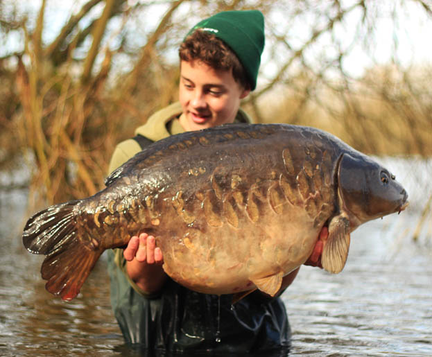 The one we were after known as the Football Lin weighing 36lb 14oz.