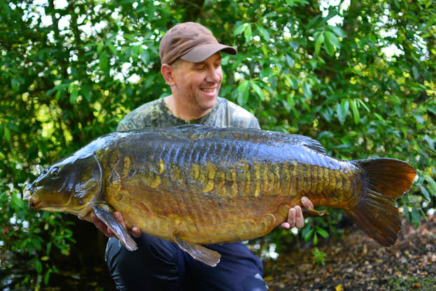 The second one was one of the best in the pond,'The Big Lin' at 45lb 8oz.