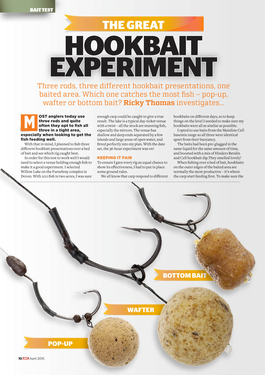 The Great Hookbait Experiment - Ricky Thomas - Gardner Tackle
