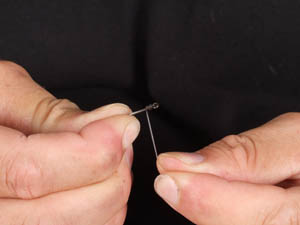 Step 3. All you need to do is tie the hook on using a simple (reliable) knotless knot.