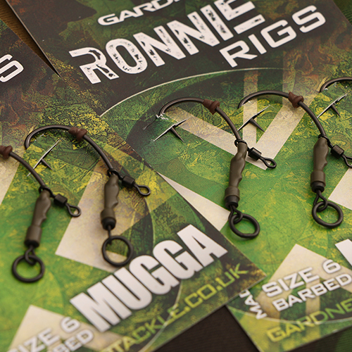 Gardner Tackle Ready Tied Ronnie Rigs Size 4 Barbless 