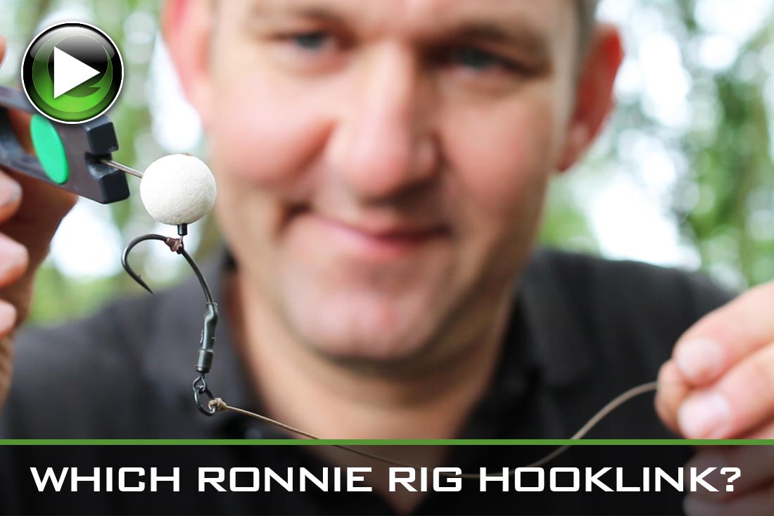 carp fishing which hooklink with ronnie rigs