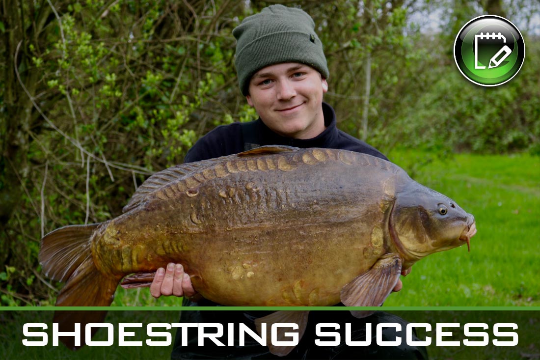 Carp Fishing ~ Shoestring Success ~ TJ Elliot - Carp Fishing Tj Elliott April Catch Report Mirror FeatureD