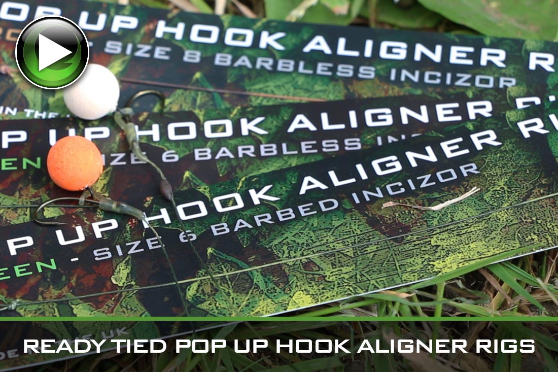 carp fishing ready tied pop up hook aligner rigs featured