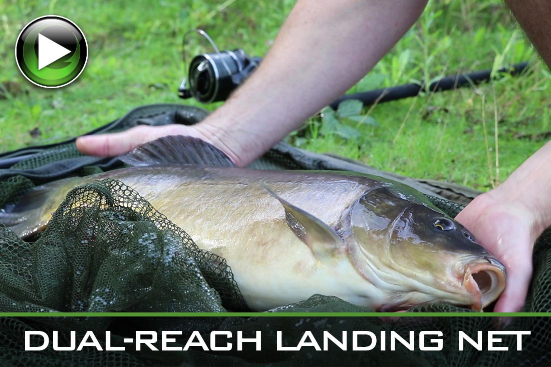 carp fishing dual reach landing net video featured