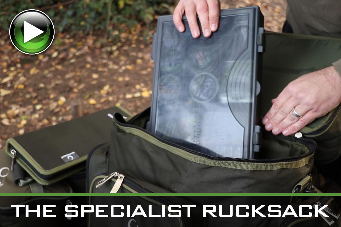 carp fishing specialist rucksack