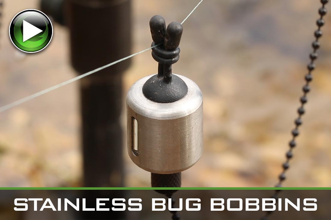 Carp Fishing Stainless Bug Bobbins Video