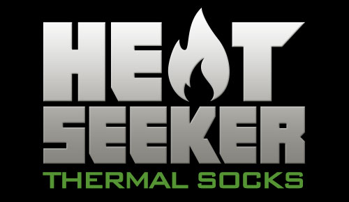 heat seeker thermal socks logo