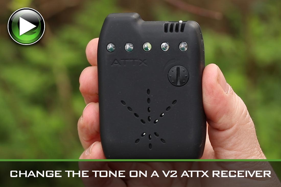 carp fishing change the tone on a V2 ATTx Receiver Video