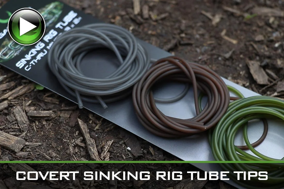 Carp Fishing – Covert Sinking Rig Tube Tips – Video