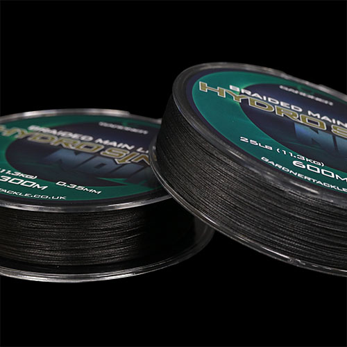 Gardner Kinetic Braided Mainline Fishing Line | Dyneema | Green | Low Memory For Coarse Fishing