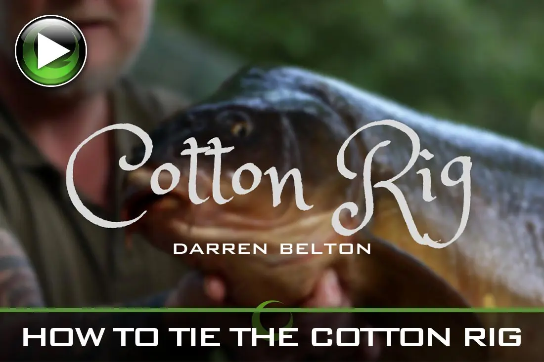 Carp Fishing – How To Tie The Cotton Rig – Video