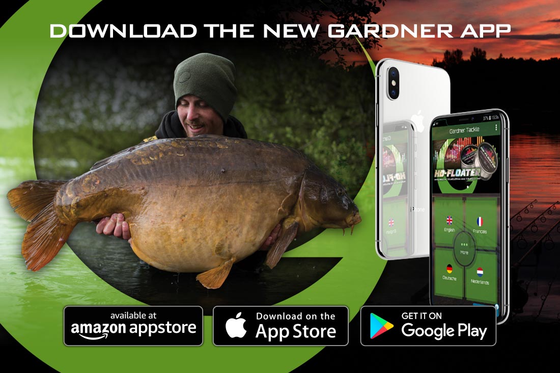 The Free Gardner Tackle Carp Fishing App