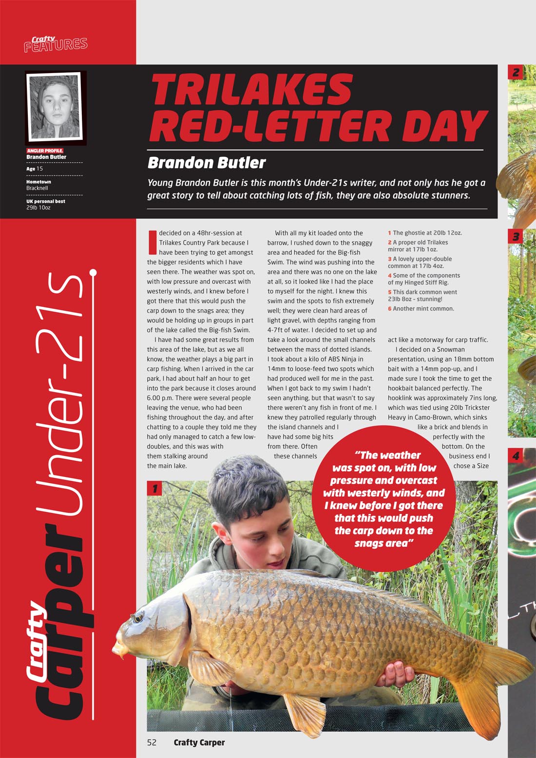 Trilakes Red Letter Day – Brandon Butler