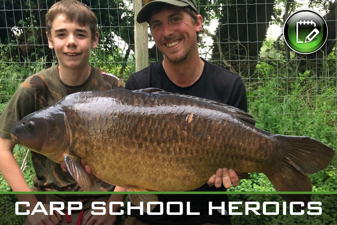 Carp Fishing ~ Junior Carp School Heroics ~ Tom Oliver