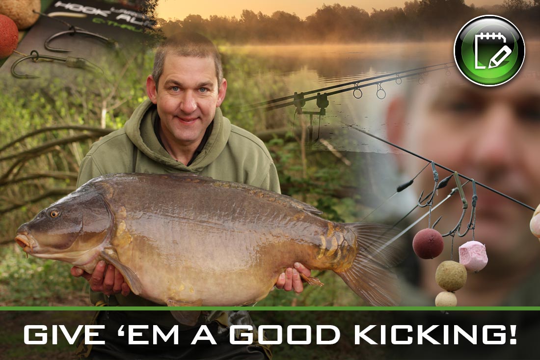 Carp Fishing ~ Give ’em a good kicking! ~ Lewis Read