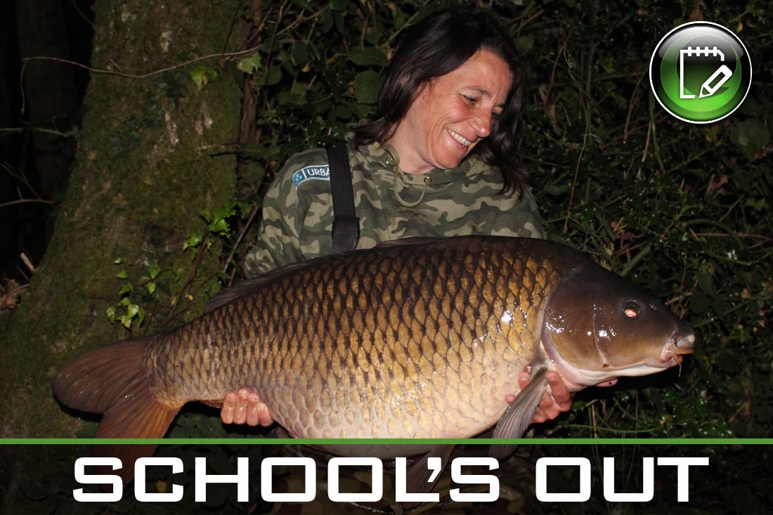 Carp Fishing ~ School’s Out! ~ Louise Bowes
