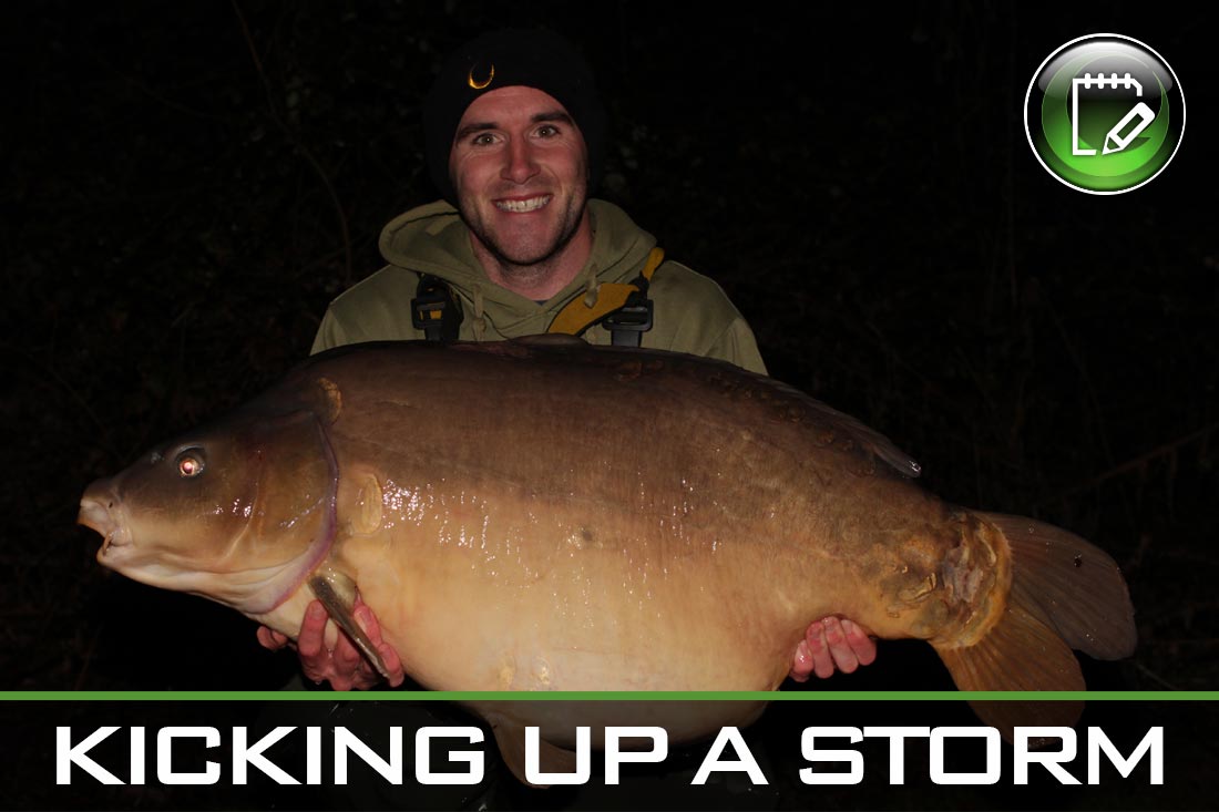 Carp Fishing ~ Kicking Up A Storm ~ David Gaskin