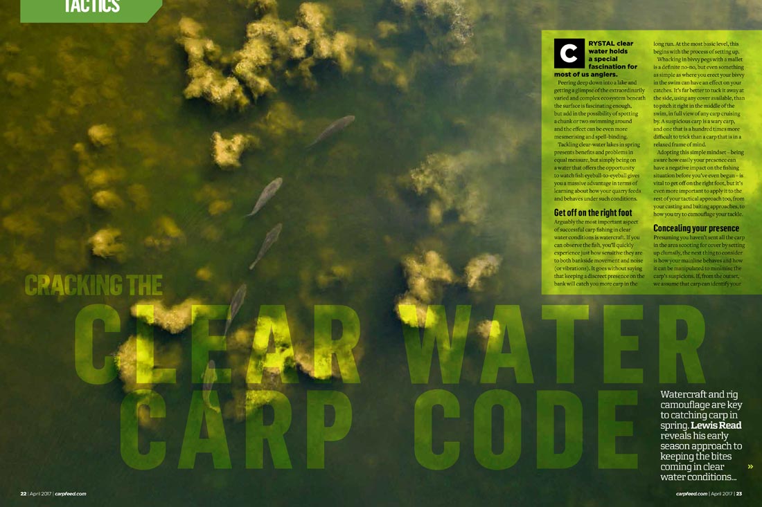 Cracking The Clear Water Carp Code ~ Lewis Read