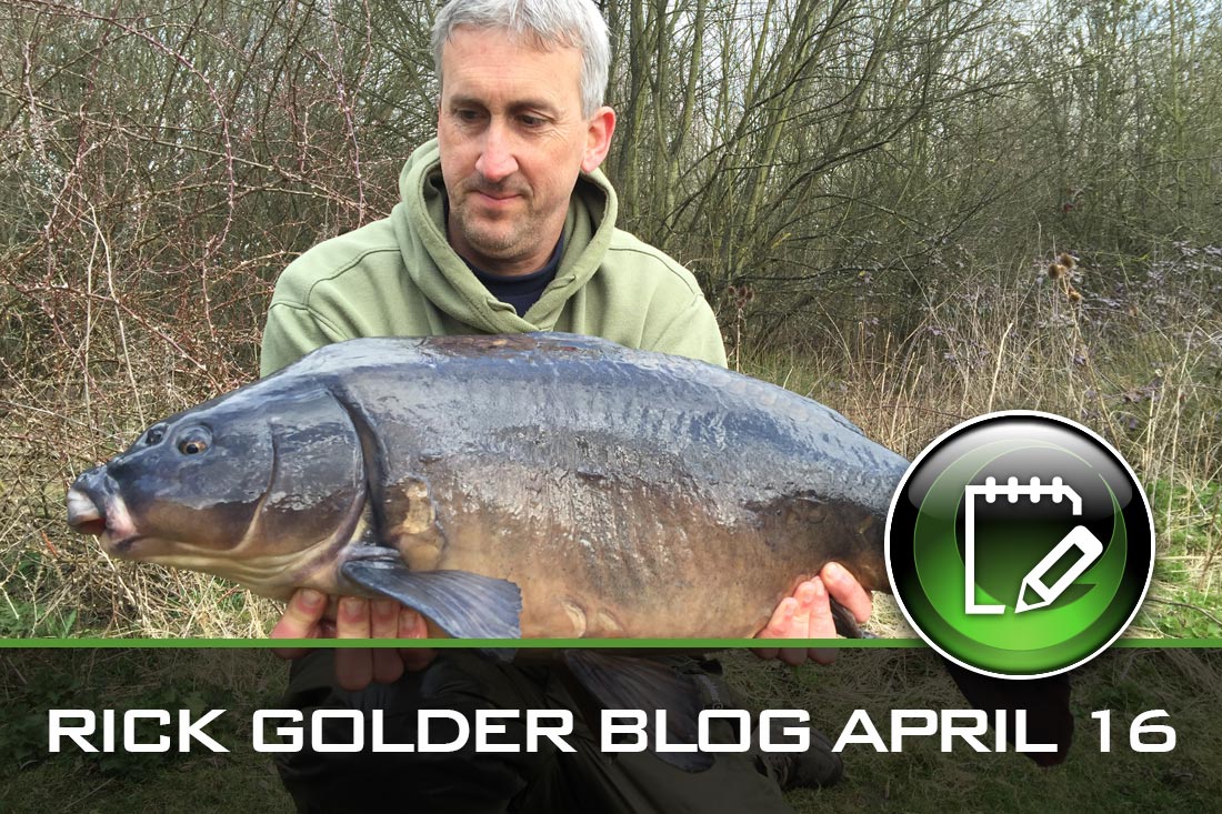 Carp Fishing – Rick Golder Blog – April 2016